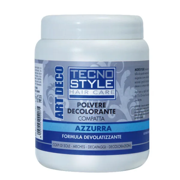 polvere decolorante azzurra